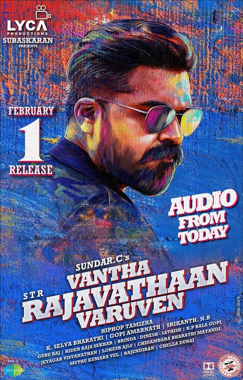 Vantha Rajavathaan Varuven (2019) Tamil 720P Hdrip X264 Aac Esub - Movcr