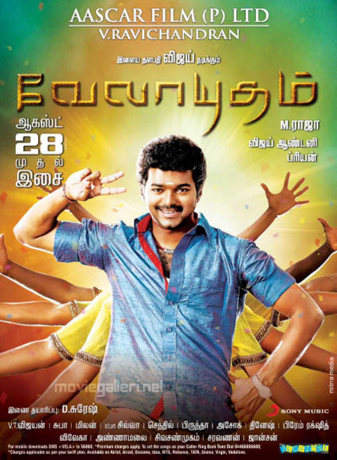 Velayudham (2011) Hindi Dubbed 1080P Webrip X264 Aac -Dmv