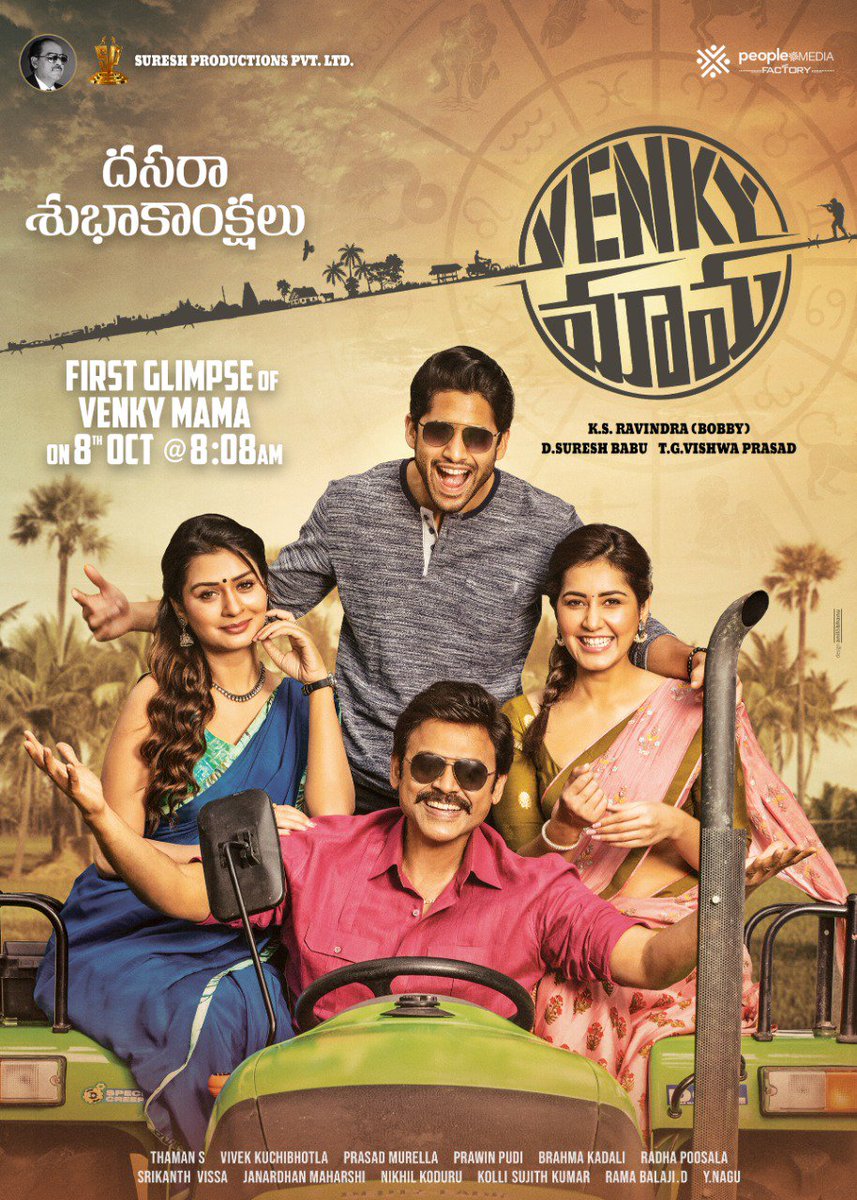 Venky Mama (2019) Uncut 1080P Webrip X264 Esub [Dual Audio][Hindi 5 1 Telugu 5 1] -Mkvc