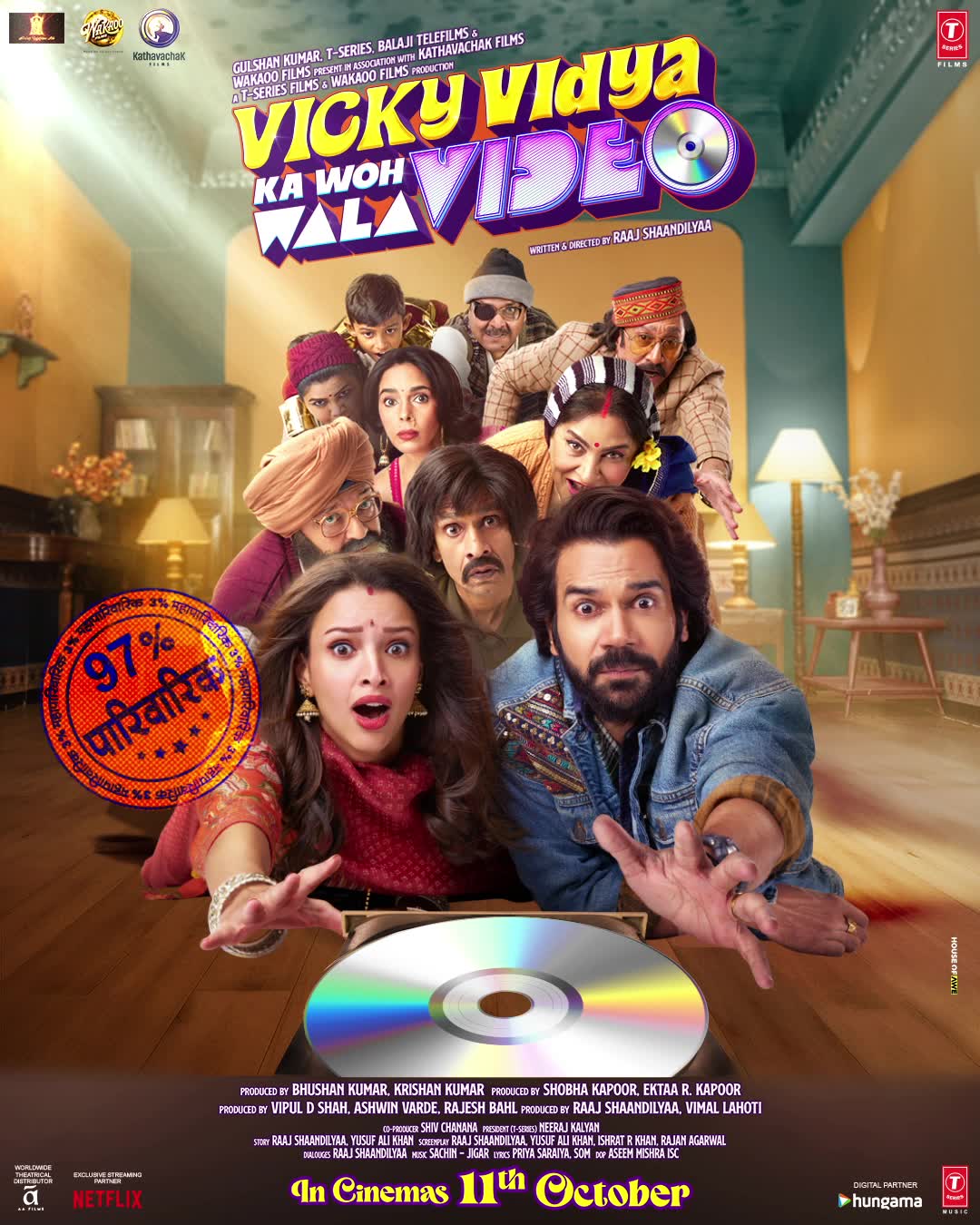 Vicky Vidya Ka Woh Wala Video (2024) Hindi 1080P Nf Webrip X264 Dd5 1 Esub - Mkvcinemas