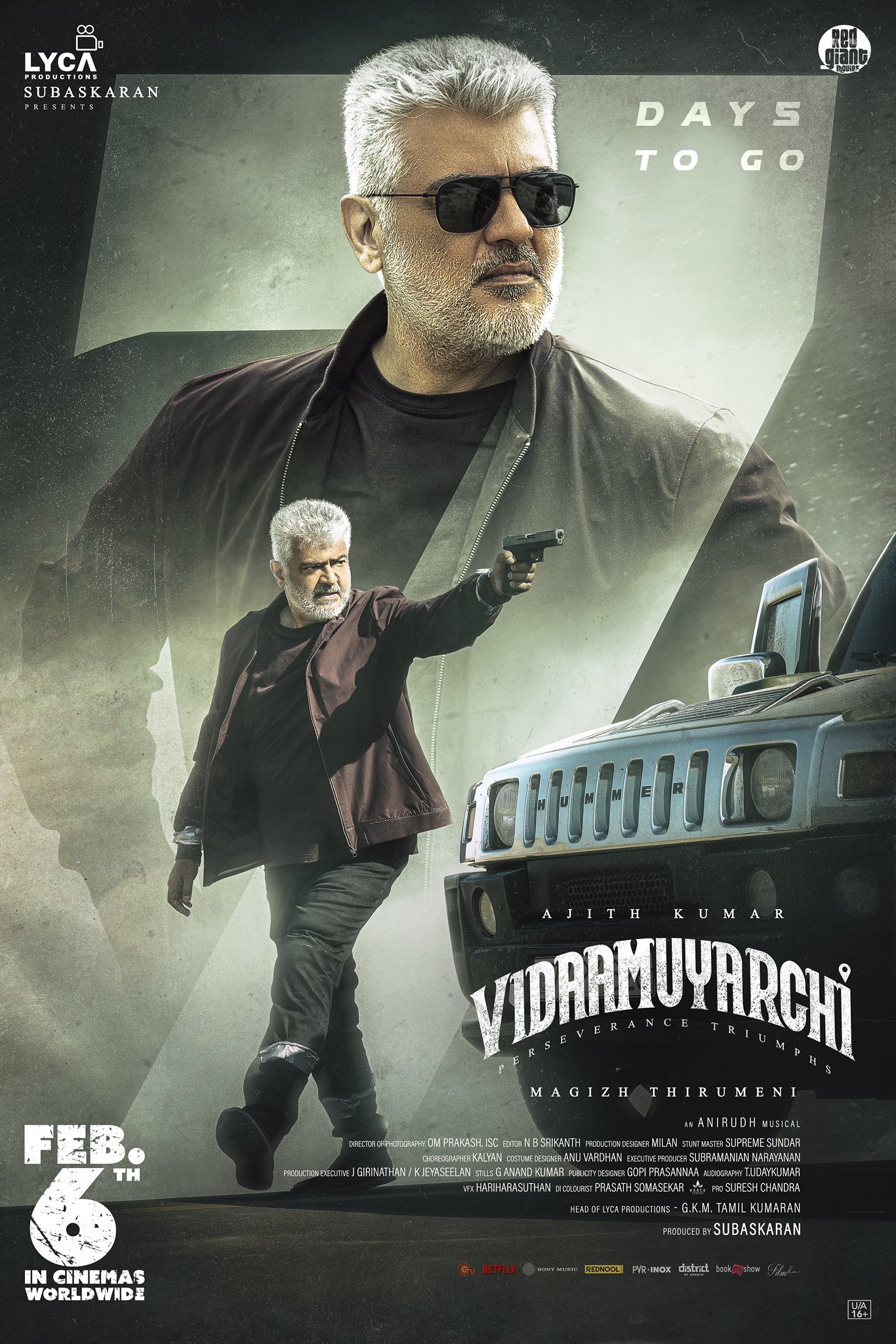 Vidaamuyarchi (2025) Uncut 1080P Webrip X265 Hevc Esub [Dual Audio][Hindi 5 1 Tamil 5 1] -Dmv