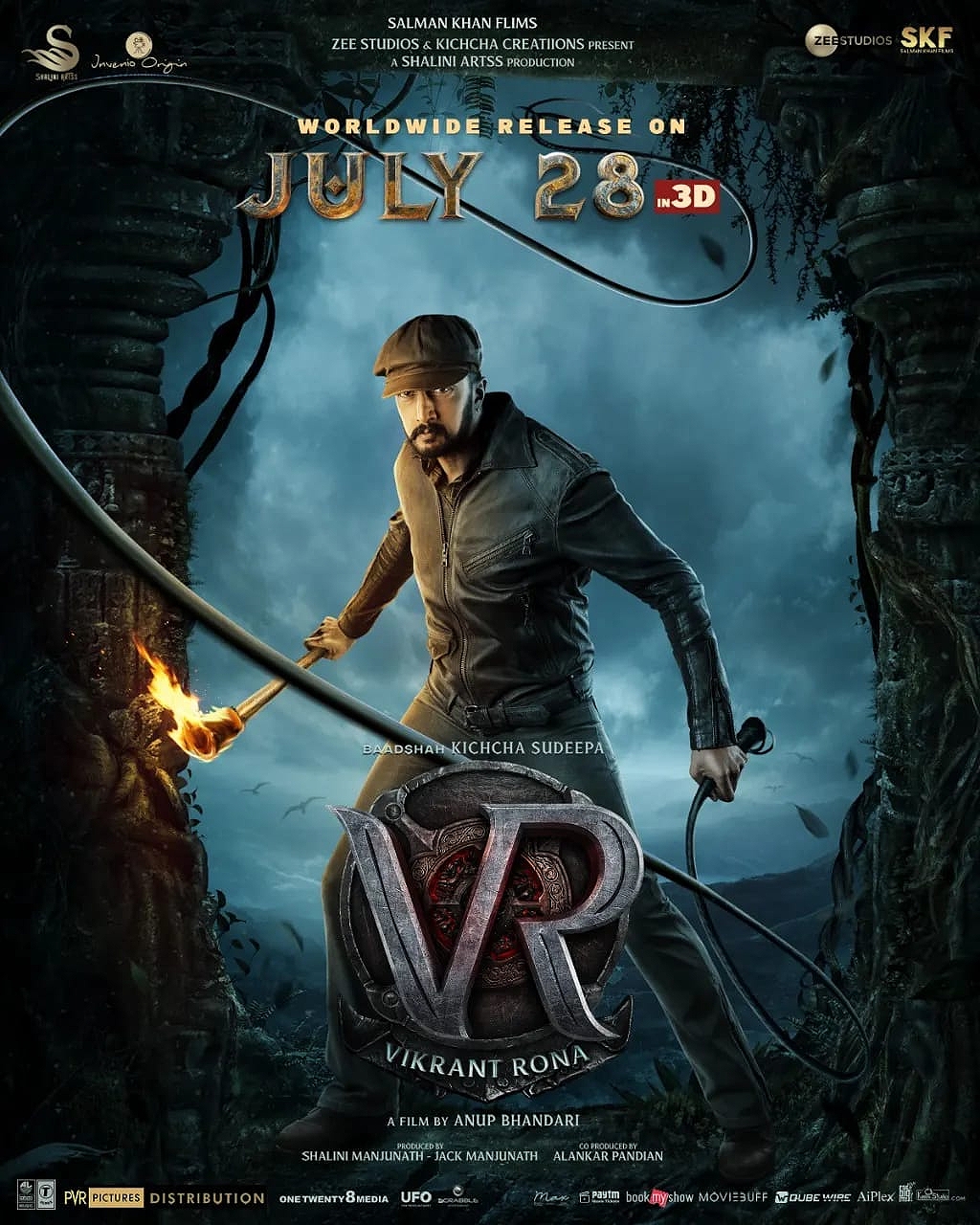 Vikrant Rona (2022) Hindi Dubbed 1080P Dsnp Webrip X264 Dd5 1 Esub -Dmv
