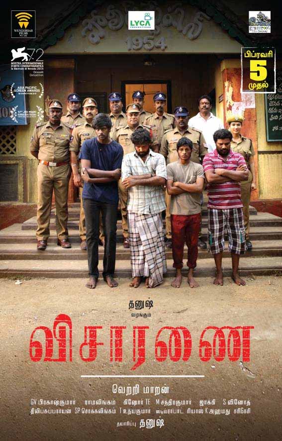 Visaranai (2015) Tamil 1080P Webrip X265 Hevc 10Bit Dd5 1 Esub -1Tb