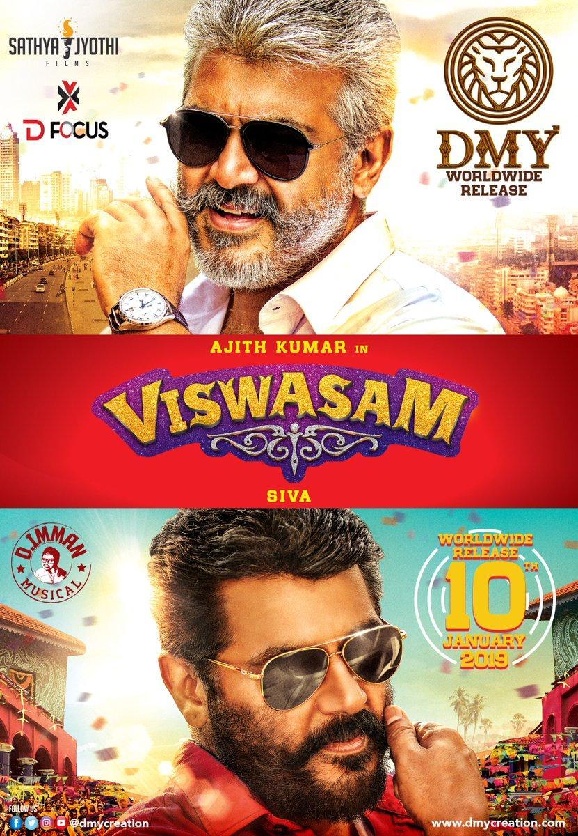 Viswasam (2019) Uncut 1080P Webrip X265 Hevc Esub [Dual Audio][Hindi 2 0 Tamil 5 1] -Dmv
