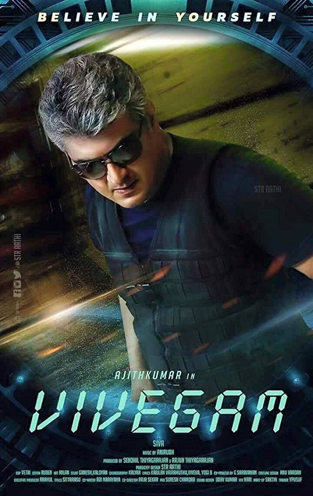 Vivegam (2017) Uncut 1080P Webrip X264 Esub [Dual Audio][Hindi 5 1 Tamil 5 1] -Dmv