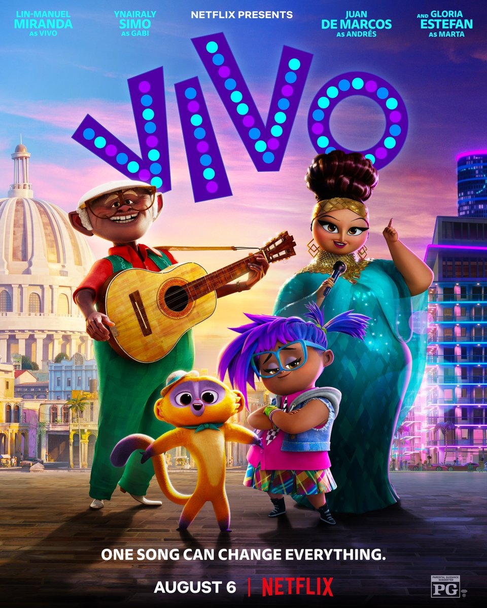 Vivo (2021) 720P Bluray X264 Esub [Dual Audio][Hindi 5 1 English 5 1] -Mkvc