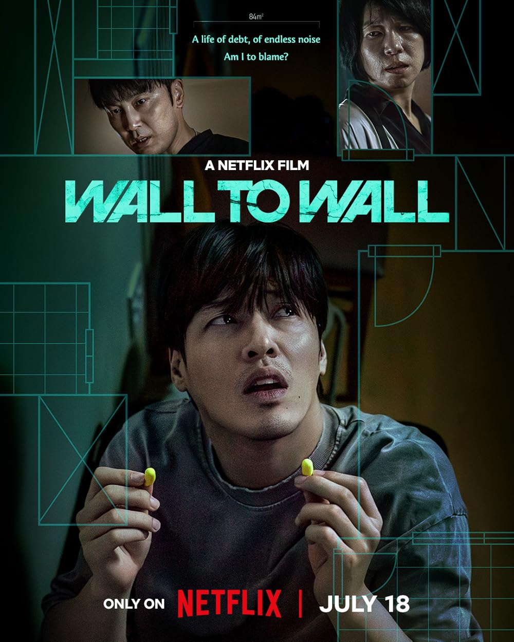 Wall To Wall (2025) 720P Nf-Web X264 Msubs [Multi Audio][Hindi 5 1 English 5 1 Korean 5 1] -Msmod
