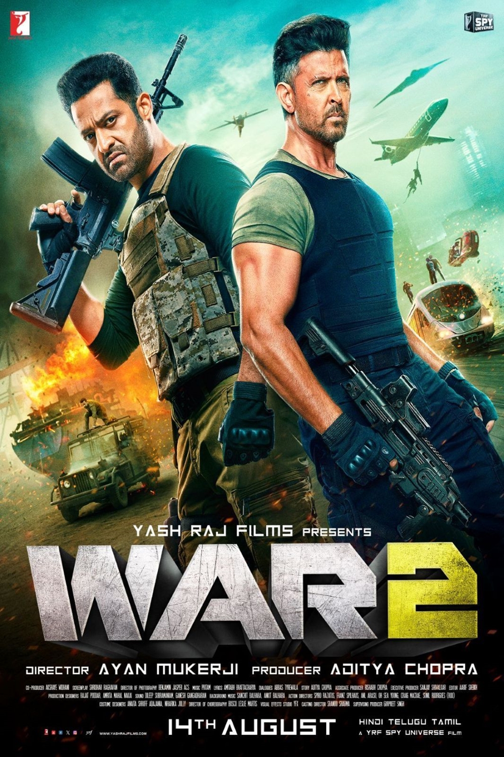 War 2 (2025) Hindi 1080P Ds4K Nf Webrip X265 Hevc 10Bit Dd5 1 Esub - Hdhub4U