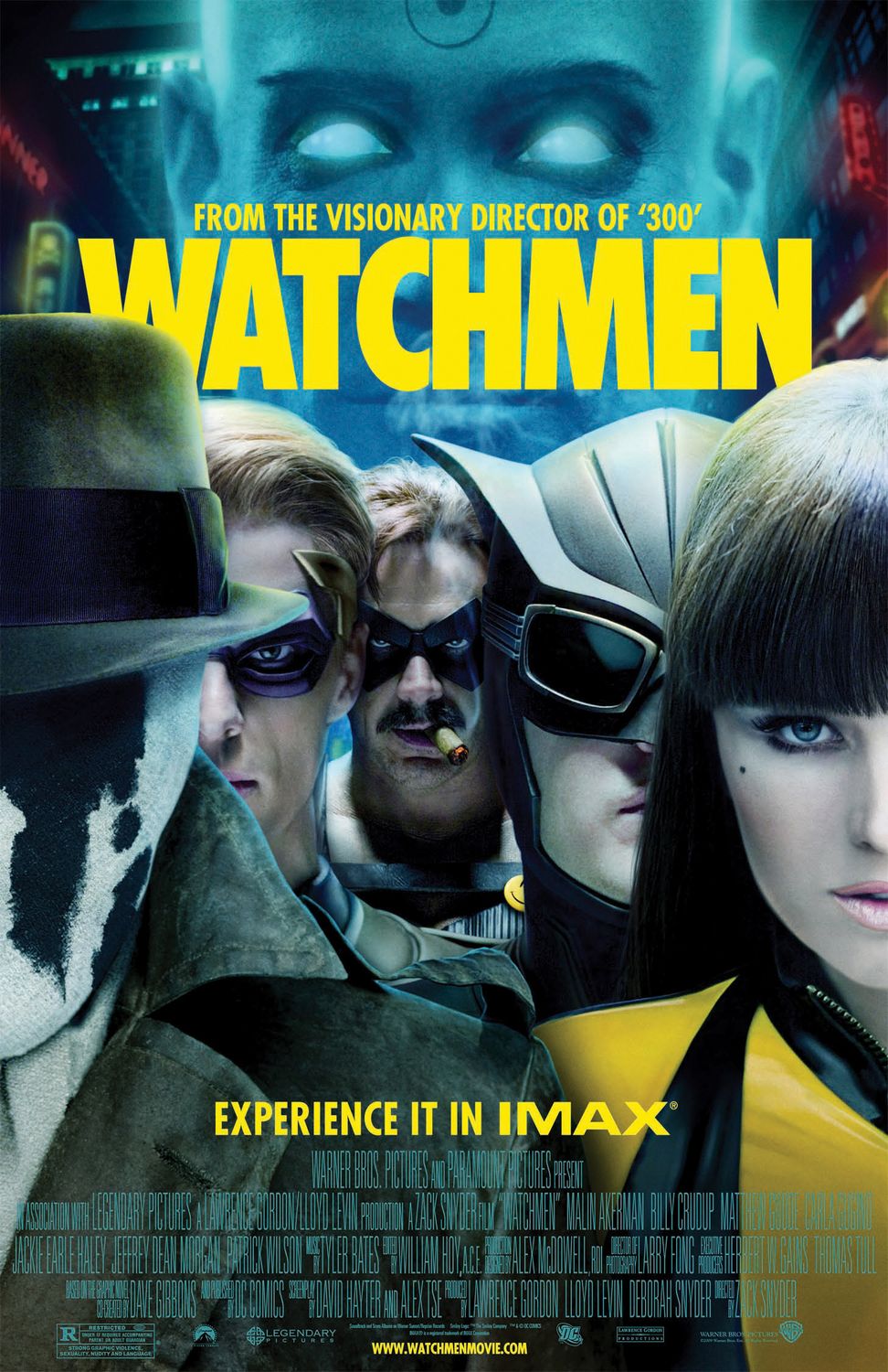 Watchmen (2009) Uc 720P Bluray X264 Esub [Dual Audio][Hindi 5 1 English 5 1] -Mkvc