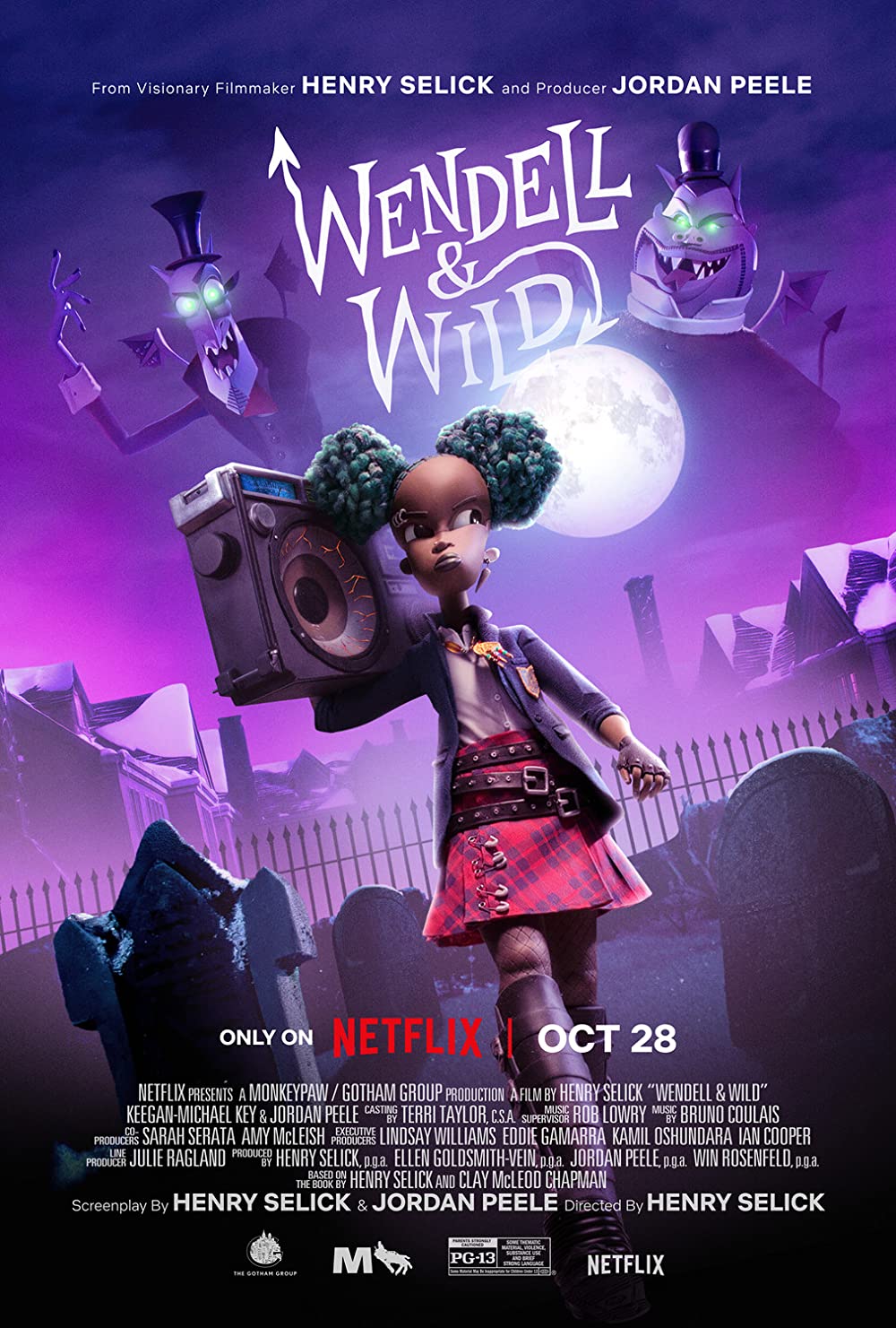 Wendell And Wild (2022) 720P Nf-Web X264 Msubs [Dual Audio][Hindi 5 1 English 5 1] -Mkvc