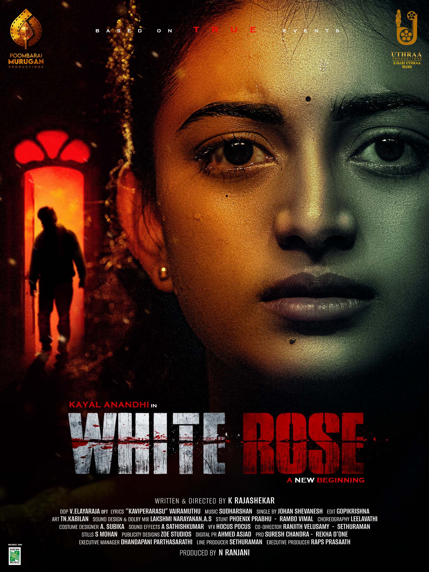 White Rose (2024) Uncut 720P Webrip X264 Esub [Dual Audio][Hindi 2 0 Tamil 5 1] -Mkvc