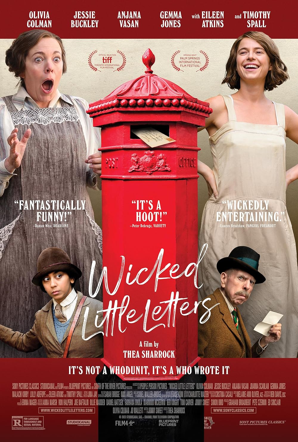 Wicked Little Letters (2023) 1080P Bluray X265 Hevc Esub [Dual Audio][Hindi 5 1 English 5 1] -Mkvc