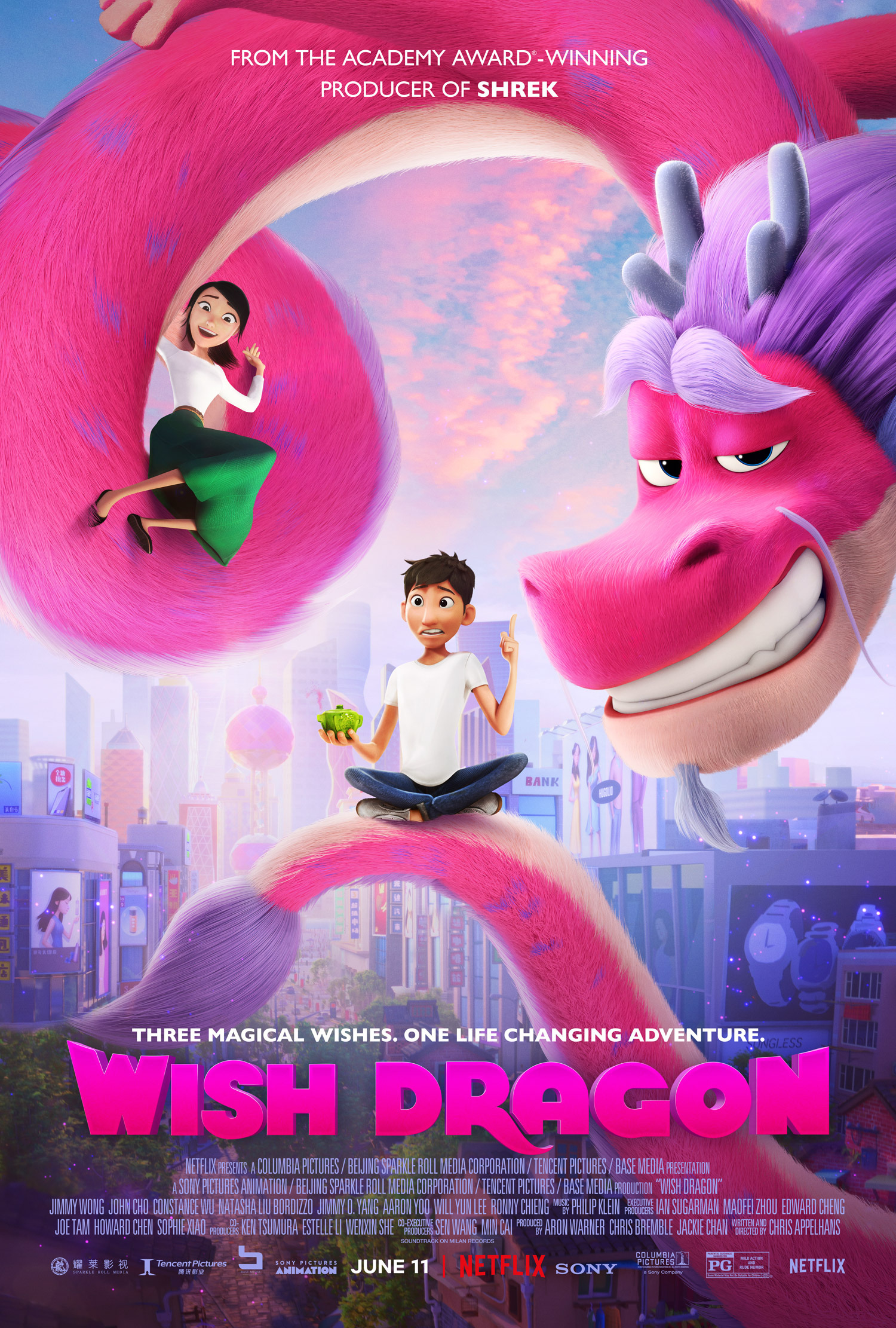 Wish Dragon (2021) 720P Nf-Web X264 Msubs [Dual Audio][Hindi 5 1 English 5 1] -Mkvc