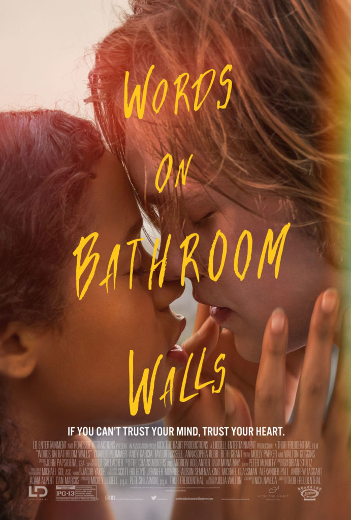 Words On Bathroom Walls (2020) 720P Bluray X264 Esub [Dual Audio][Hindi 5 1 English 5 1] -Mkvc