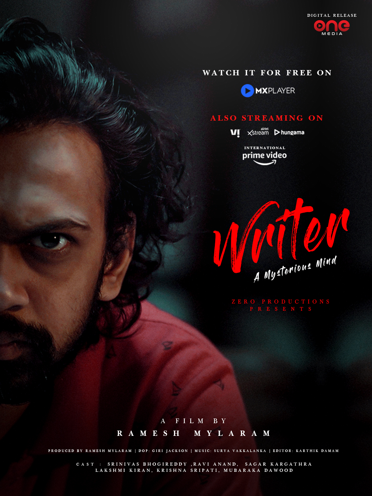 Writer (2021) Telugu 720P Web-Dl Avc Untouched X264 Aac Esub -1Tmv