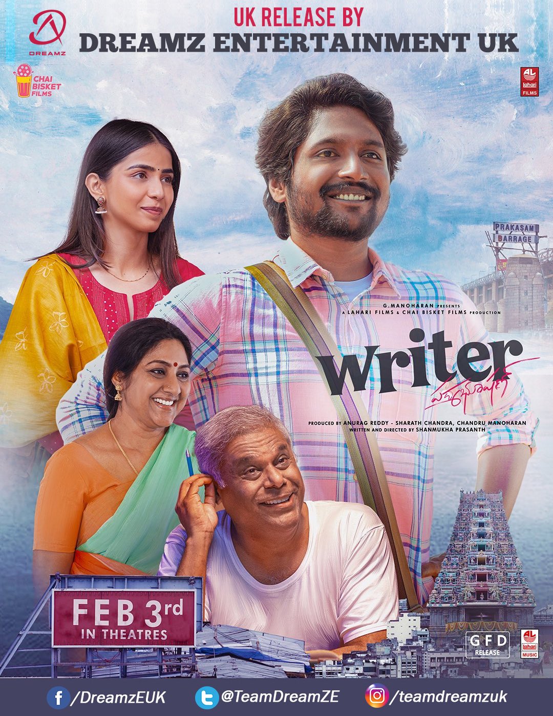 Writer Padmabhushan (2023) Telugu 720P Webrip X264 Esub -1Tmv