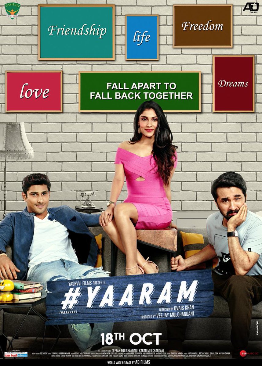 Yaaram (2019) Hindi 720P Webrip X264 Aac Esub - Mkvcinemas