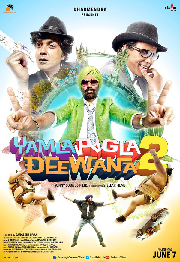 Yamla Pagla Deewana 2 (2013) Hindi 1080P Webrip X264 Dd5 1 Esub - Mkvcinemas