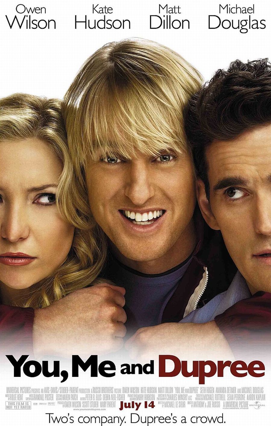 You, Me And Dupree (2006) 720P Bluray X264 Esub [Dual Audio][Hindi 5 1 English 5 1] -Mkvc