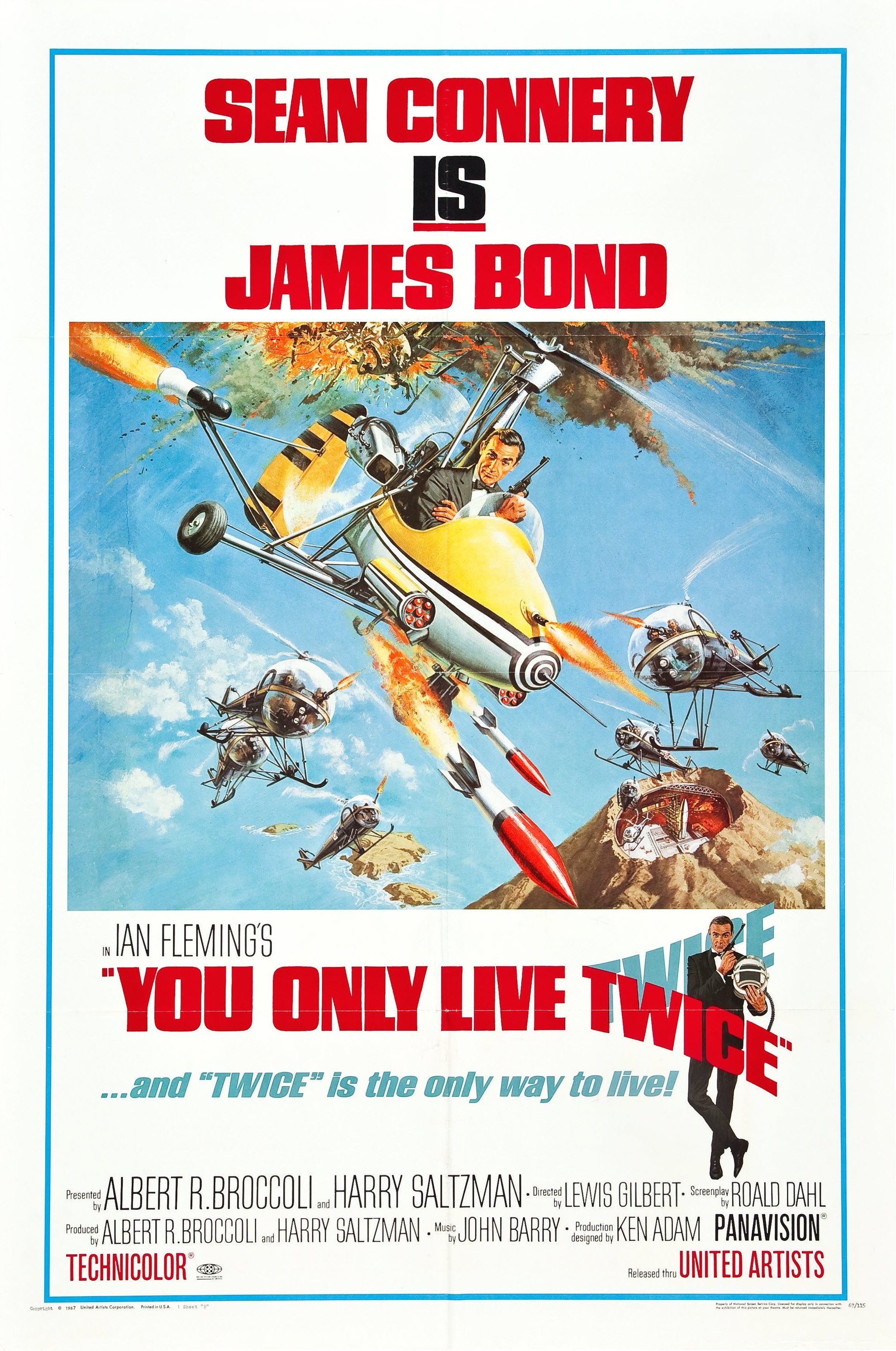 You Only Live Twice (1967) 1080P Bluray X265 Hevc Esub [Dual Audio][Hindi 2 0 English 5 1] -Mkvc