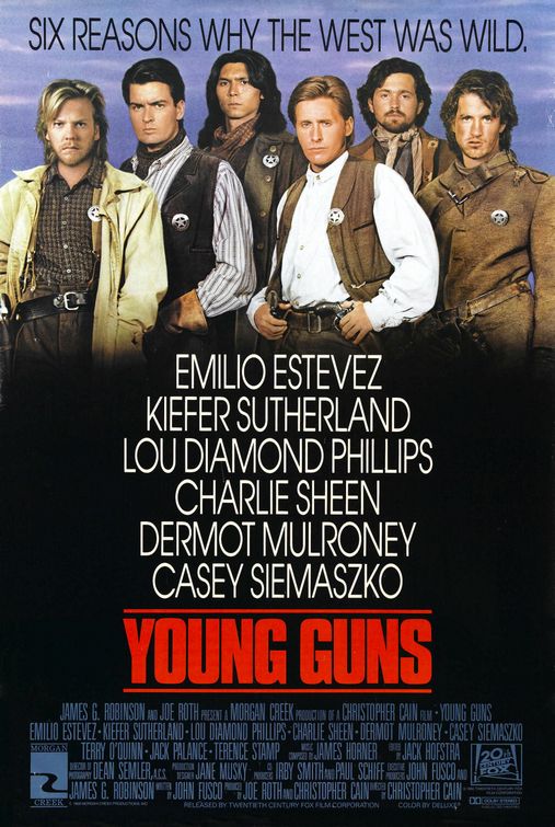 Young Guns 1988 720P Bluray X264 Esub-Pahe