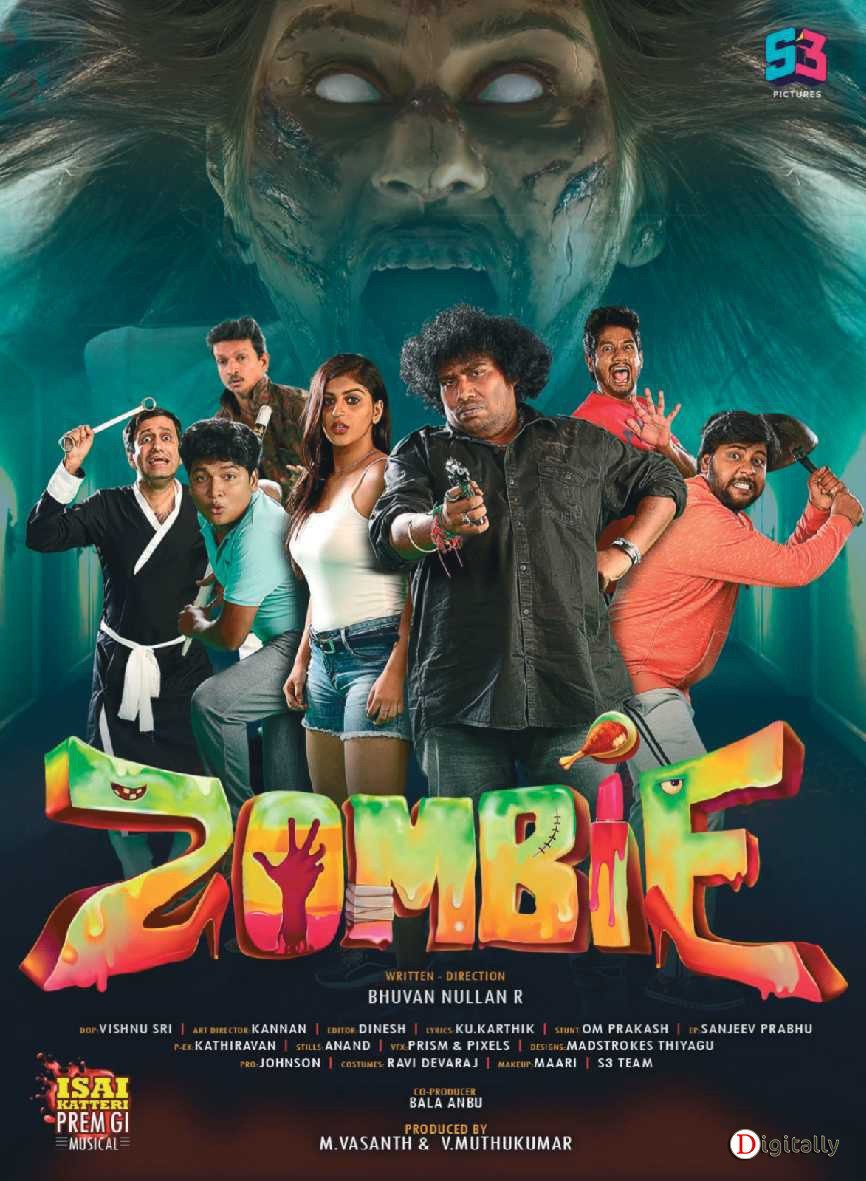 Zombie (2019) Uncut 720P Webrip X264 Esub [Dual Audio][Hindi 2 0 Tamil 2 0] -Dmv