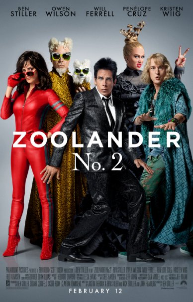 Zoolander 2 (2016) 720P Bluray X264 Esub [Dual Audio][Hindi 5 1 English 5 1] -Mkvc