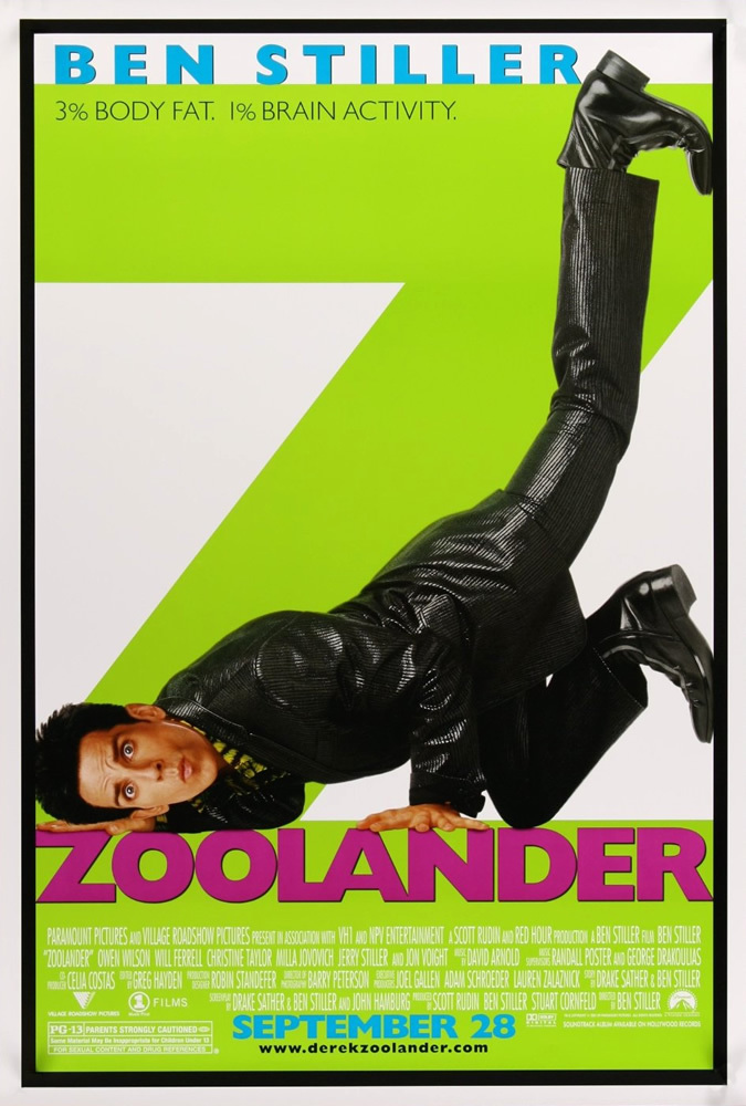 Zoolander (2001) 1080P Bluray X265 Hevc Esub [Dual Audio][Hindi 5 1 English 5 1] -Mkvc