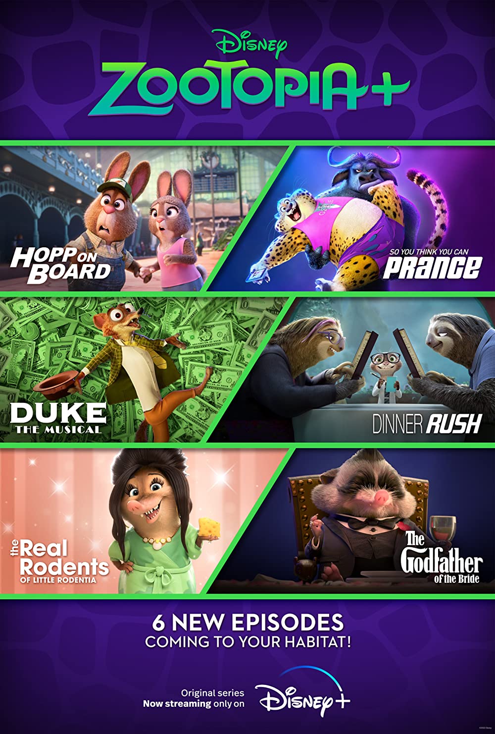 Zootopia S01E01 1080P Dsnp Webrip X265 Hevc 10Bit Aac 5 1 Msubs-Psa